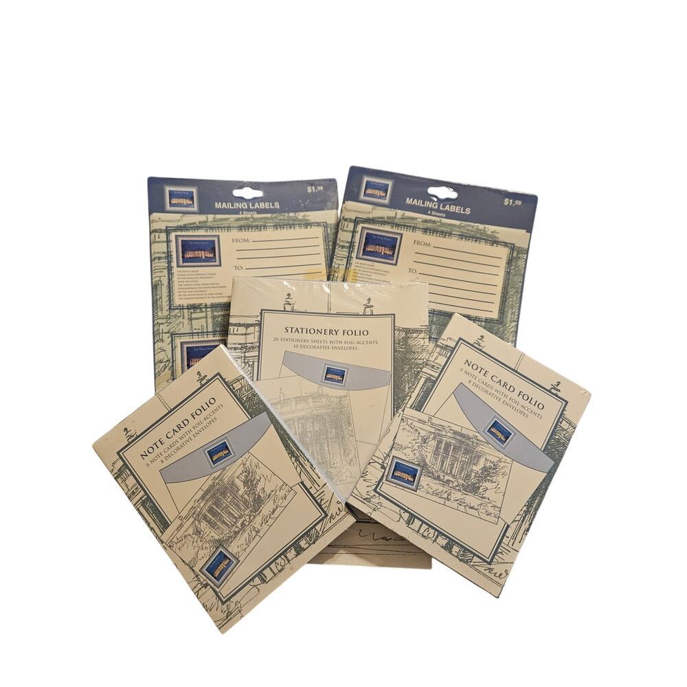 Us Postal Service Collectible Bundle Paper Stationary Items